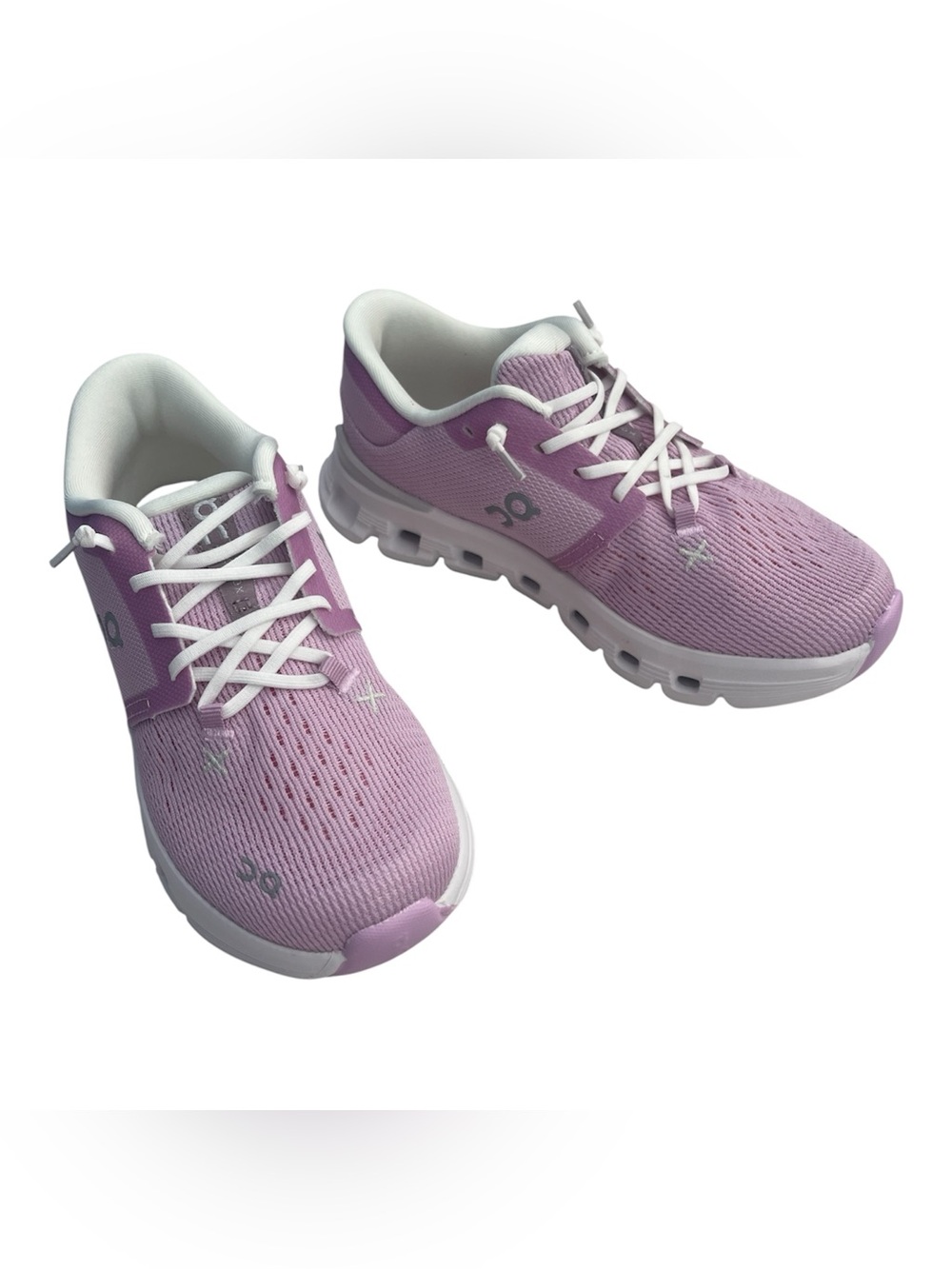 On Running Kids' Cloud X4 purple & white Running Shoes ideals brand wear(13C) - Picture 3 of 6